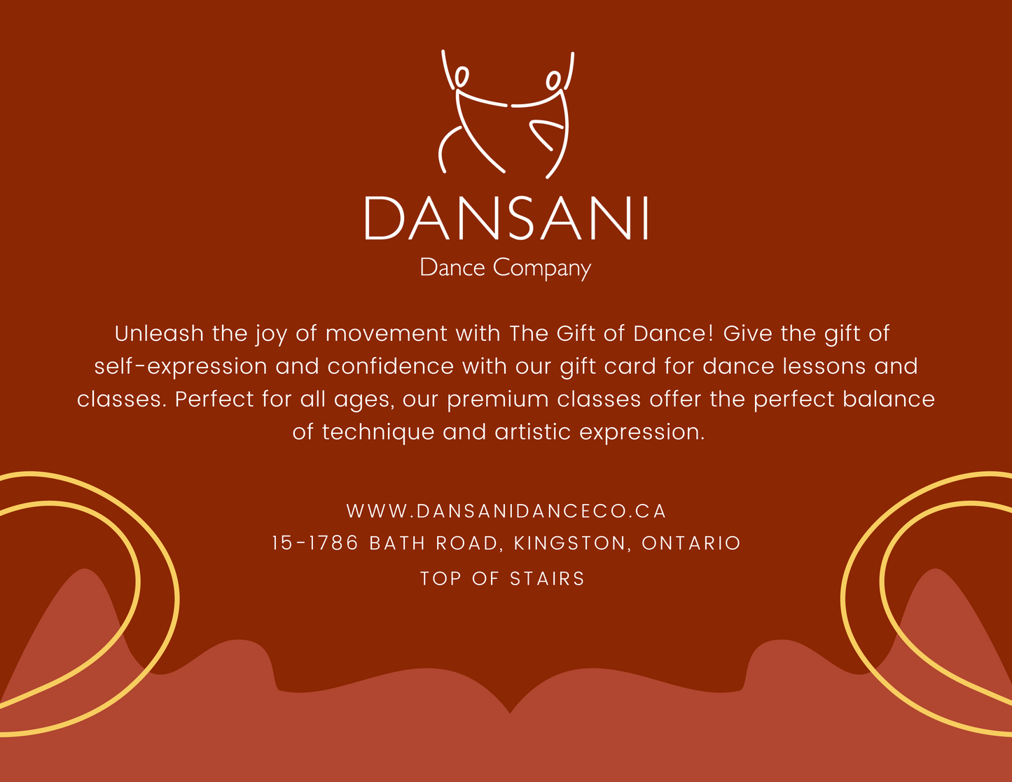 The Gift of Dance! (Gift Card)
