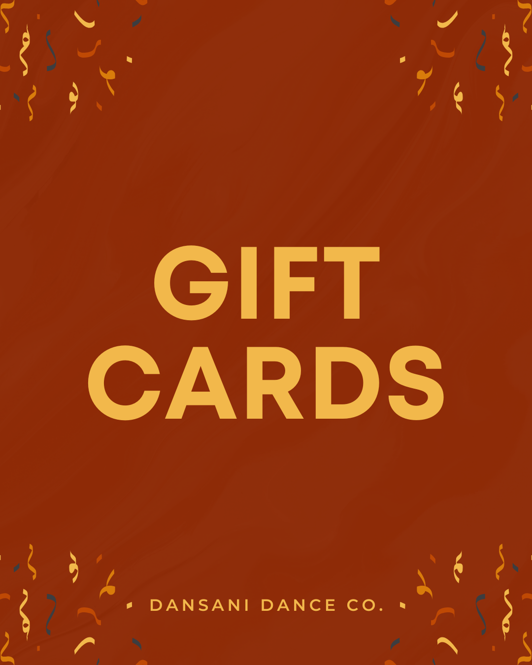 The Gift of Dance! (Gift Card)